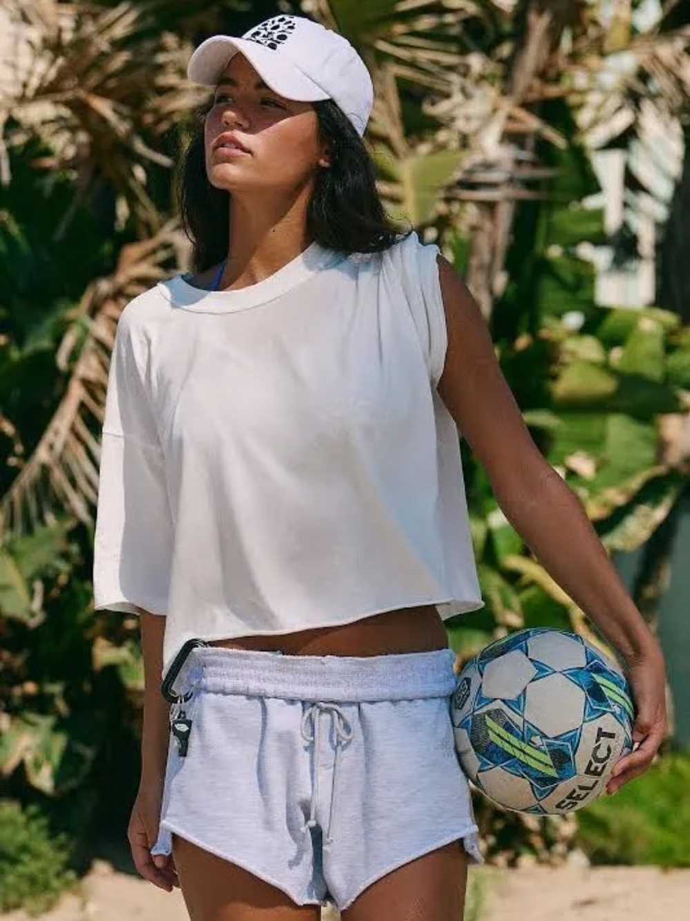 Free People Movement White Inspire Tee